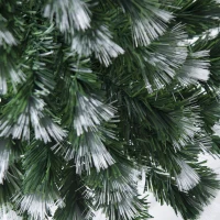 HOMCOM Weihnachtsbaum mit Ständer Glasfaser 7 Farben 150cm(m-8)