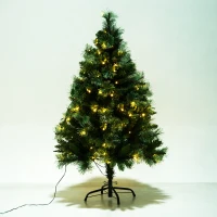 HOMCOM® Künstlicher Weihnachtsbaum | Tannenbaum | Inkl. Metallständer | Ø80 x 120 cm | Grün(m-4)