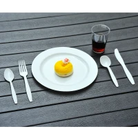 550 Einweg Besteck Set 100 Messer+200 Löffel+50 Gabeln+100 Tasse Plastik(m-1)