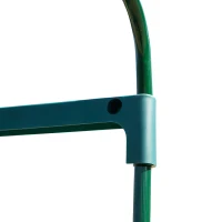 Outsunny® Mini-Gewächshaus Schützt Pflanzen mit Regal für Garten zur Aufzucht Schrägdach(m-11)