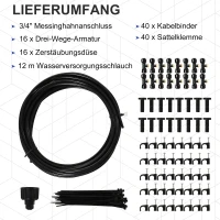Outsunny® Bewässerungssystem Sprühnebel-Kühlsystem Outdoor Misting System SprayKühlsystem(m-7)
