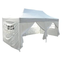 Outsunny® 3x6 m Faltpavillon weiß Faltzelt Gartenzelt inkl. 6 Seitenteile(m-5)