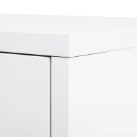 HOMCOM® Kinderzimmer Nachttisch 2er Set Beistelltisch Nachtschrank mit 2 Schubladen MDF Rosa(m-9)