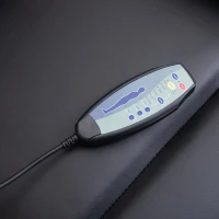 HOMCOM® Massagesessel mit Fußstütze und Heizfunktion | Relaxsessel | Braun | 70 x 93 x 100 cm(m-9)