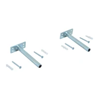 HOMCOM Wandregal 90x25x6cm mit Schublade Ablage Weiß(m-4)