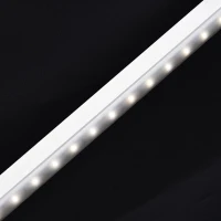 Outsunny® Standmarkise Standmarkise LED Solarlichter Faltarm Kurbel Polyester Schwarz(m-7)