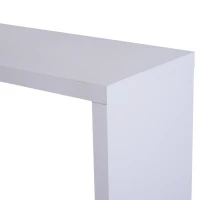 HOMCOM® Raumteiler / Bartheke Holzoptik weiß(m-10)