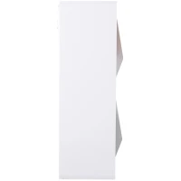 HOMCOM® Aufbewahrungsregal mit 5 Fächern Standregal Spielzeugregal 2 Schubladen MDF Weiß(m-7)