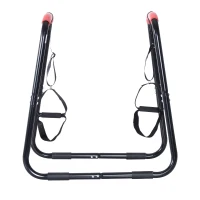 HOMCOM® Dip Ständer Dipstation mit Schlaufen Bauchtrainer(m-4)
