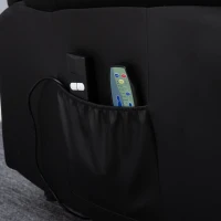 HOMCOM® Massagesessel mit Wärmefunktion | Massagestuhl | Schwarz | 100 x 93 x 105 cm(m-11)