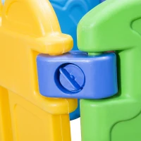 Kinderrutsche Spielzeug Gartenrutsche Kinder Rutsche mit Zaun(m-21)