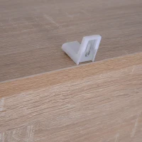 HOMCOM® Standregal mit 6 Fächern | Bücherregal | Schrank | Holz | 61,5 x 29,5 x 80 cm | Natur(m-9)