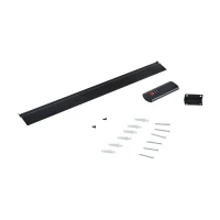 HOMCOM® Wandkamin | Elektrokamin | Inkl. Fernbedienung | 900 / 1800 W | 66 x 52 x 10,7cm | Silber(m-10)