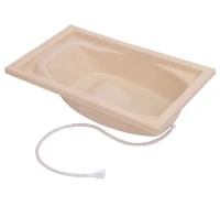 Mobiler Baby Wickeltisch mit Wickelauflage und Badewanne (2 in 1) Modell 1(m-7)