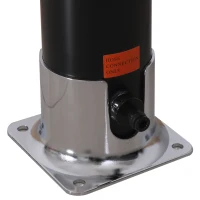 Outsunny® Solar Gartendusche Campingdusche Pooldusche Schwimmenbaddusche 20 L bis 60 ℃ PVC Ø11 x 218 cm(m-5)