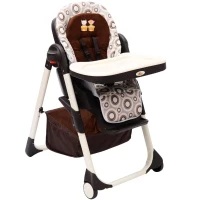 Kinderhochstuhl Treppenhochstuhl Babyhochstuhl Kinderstuhl verstellbar mit Korb(m-6)