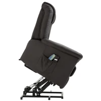 HOMCOM® Massagesessel mit Wärmefunktion | Massagestuhl | Braun | 100 x 93 x 105 cm(m-7)