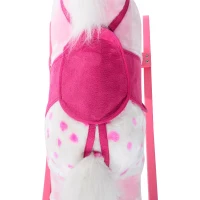 HOMCOM® Schaukelpferd Kinder Schaukeltier Geschenk für Kinder rosa(m-2)