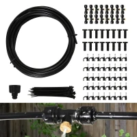 Outsunny® Bewässerungssystem Sprühnebel-Kühlsystem Outdoor Misting System SprayKühlsystem(m-3)