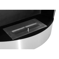 Bio Ethanol Edelstahl Wandkamin / Gel-Kamin 60 x 42 cm(m-1)