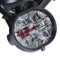 Outsunny Elektrischer Heizstrahler für Sonnenschirme | Infrarotstrahler | Aluminium, Stahl | Schwarz(m-8)