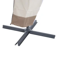 Outsunny® Schutzhülle für Ampelschirm 400cm Oxford Beige(m-4)