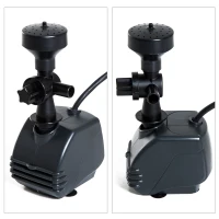 Outsunny® Tauchpumpe Teichpumpe Aquarium Schwarz 10,5x7,8x10,5cm(m-5)