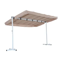 Outsunny® Standmarkise 3,75m x 2.5m Gartenmarkise Alu(m-3)