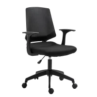 Vinsetto® Drehstuhl Bürostuhl Schreibtischstuhl rollbar höhenverstellbar ergonomisch gepolstert Schwarz 62 x 55 x (92–101) cm(m-3)