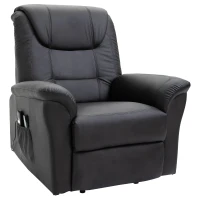 HOMCOM® Massagesessel mit Wärmefunktion | Massagestuhl | Schwarz | 100 x 93 x 105 cm(m-3)