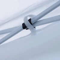 Outsunny® Faltpavillon inkl. 4 Seitenteilen weiß 3x4,5m Faltzelt Partyzelt(m-10)