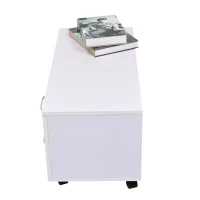 HOMCOM® Fernsehtisch Lowboard TV Board mit Schubläden und Rollen(m-3)