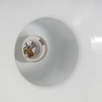 HOMCOM® Hängeleuchte Deckenstrahler Industrie Vintage E27 40W Küche Bar Metall schwarz ∅34,5 x H28 cm (ohne Birne)(m-6)