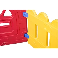 Kinderrutsche Spielzeug Gartenrutsche Kinder Rutsche mit Zaun(m-22)