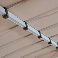 Outsunny® Standmarkise 3,75m x 2.5m Gartenmarkise Alu(m-9)