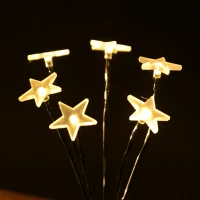 HOMCOM 5 x LED Lichterzweige Lichterbaum Zweigbeleuchtung 70 cm(m-9)