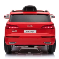 HOMCOM® Audi Q5 Elektro Kinderauto MP3 Radio USB 116 x 75 x 56 cm Rot(m-4)
