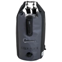 Outsunny® Wasserdichter Rucksack Tasche Beutel Packsack mit Handybeutel 20L Grau(m-1)