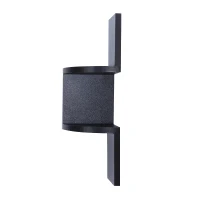 HOMCOM® Wandregal Eckregal Zickzackregal schwarz(m-6)