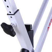 HOMCOM® Heimtrainer | Stahl, ABS | 83 x 43 x 110 cm | Weiß, Rot(m-9)