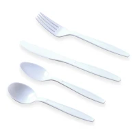 550 Einweg Besteck Set 100 Messer+200 Löffel+50 Gabeln+100 Tasse Plastik(m-7)