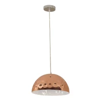 HOMCOM® Pendelleuchte Hängelampe Ф35cm für E27 Kupfer Metall(m-7)