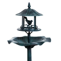 Outsunny® Vogeltränke Kunststoff Antik Grün(m-4)