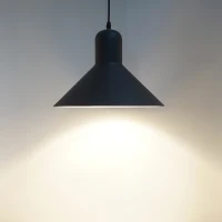 HOMCOM® Hängeleuchte Deckenstrahler Industrie Vintage E27 40W Küche Bar Metall schwarz ∅34,5 x H28 cm (ohne Birne)(m-4)