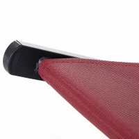 Outsunny® Klappstuhl 2er-Set Klappsessel Klappbarer Gartenstuhl Campingstuhl Alu Weinrot(m-10)