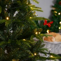 HOMCOM® Künstlicher Weihnachtsbaum | Tannenbaum | Ø 85 x 150 cm | Grün(m-6)