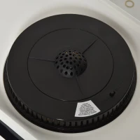 HOMCOM® Dehydrator Dörrgerät Dörrautomat mit 5 Einlegefächer Temperaturregler Weiß(m-11)