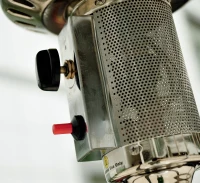 Outsunny® Edelstahl Gas-Heizstrahler / Heizpilz 5 - 12KW(m-10)