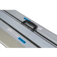 HOMCOM® Auffahrrampe Rollstuhlrampe Klappbar Teleskoprampe Silber L183 x B72cm(m-7)