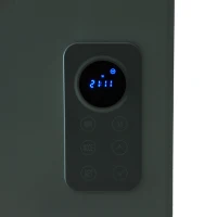 HOMCOM® Heizgerät Elektroheizung Timer mit Fernbedienung 1000/2000W Weiß(m-5)